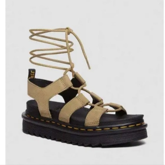 Doc Martens Nartilla Lace-up Platform Sandals US10 - Picture 4 of 7